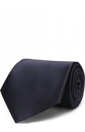 Шелковый галстук Emporio Armani. Цвет: черный