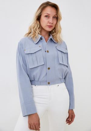 Куртка джинсовая Fragarika. Цвет: голубой