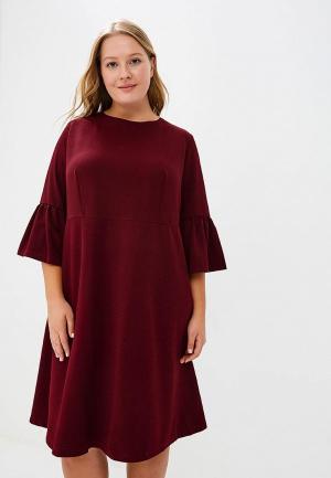 Платье Fresh Cotton. Цвет: бордовый