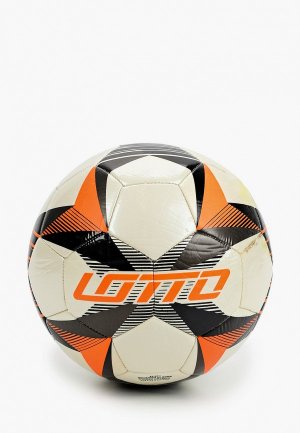 Мяч футбольный Lotto. Цвет: бежевый