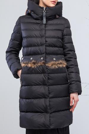 Зимняя куртка CLASNA. Цвет: черный