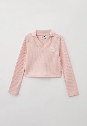 Пуловер PUMA. Цвет: розовый