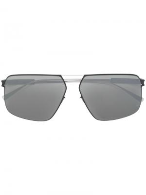 Солнцезащитные очки Satch Mykita. Цвет: металлический