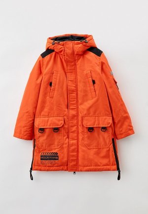 Куртка утепленная PlayToday. Цвет: оранжевый