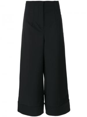 Укороченные широкие брюки 3.1 Phillip Lim. Цвет: чёрный