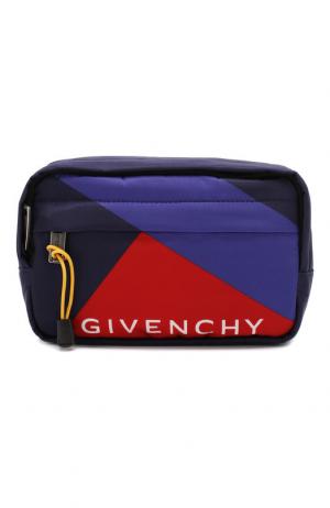 Текстильная поясная сумка Givenchy. Цвет: разноцветный