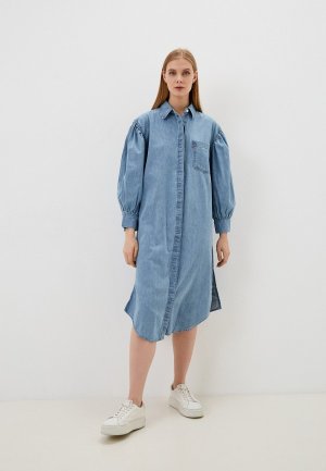 Платье джинсовое Levis® Levi's®. Цвет: голубой