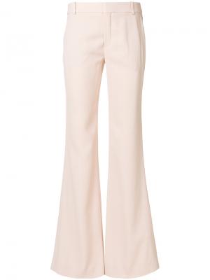 Расклешенные брюки Chloé. Цвет: розовый и фиолетовый