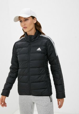 Пуховик adidas. Цвет: черный