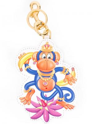 Брелок в форме обезьяны Moschino. Цвет: многоцветный