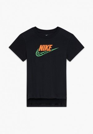 Футболка Nike. Цвет: черный