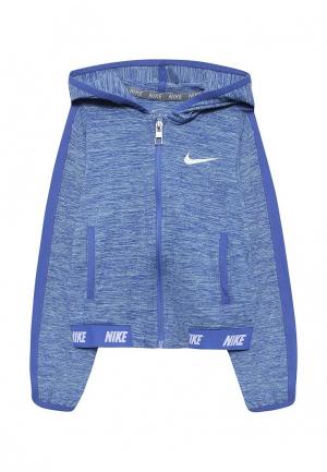Толстовка Nike. Цвет: синий