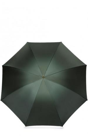 Зонт-трость Pasotti Ombrelli. Цвет: темно-зеленый