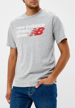 Футболка New Balance. Цвет: серый